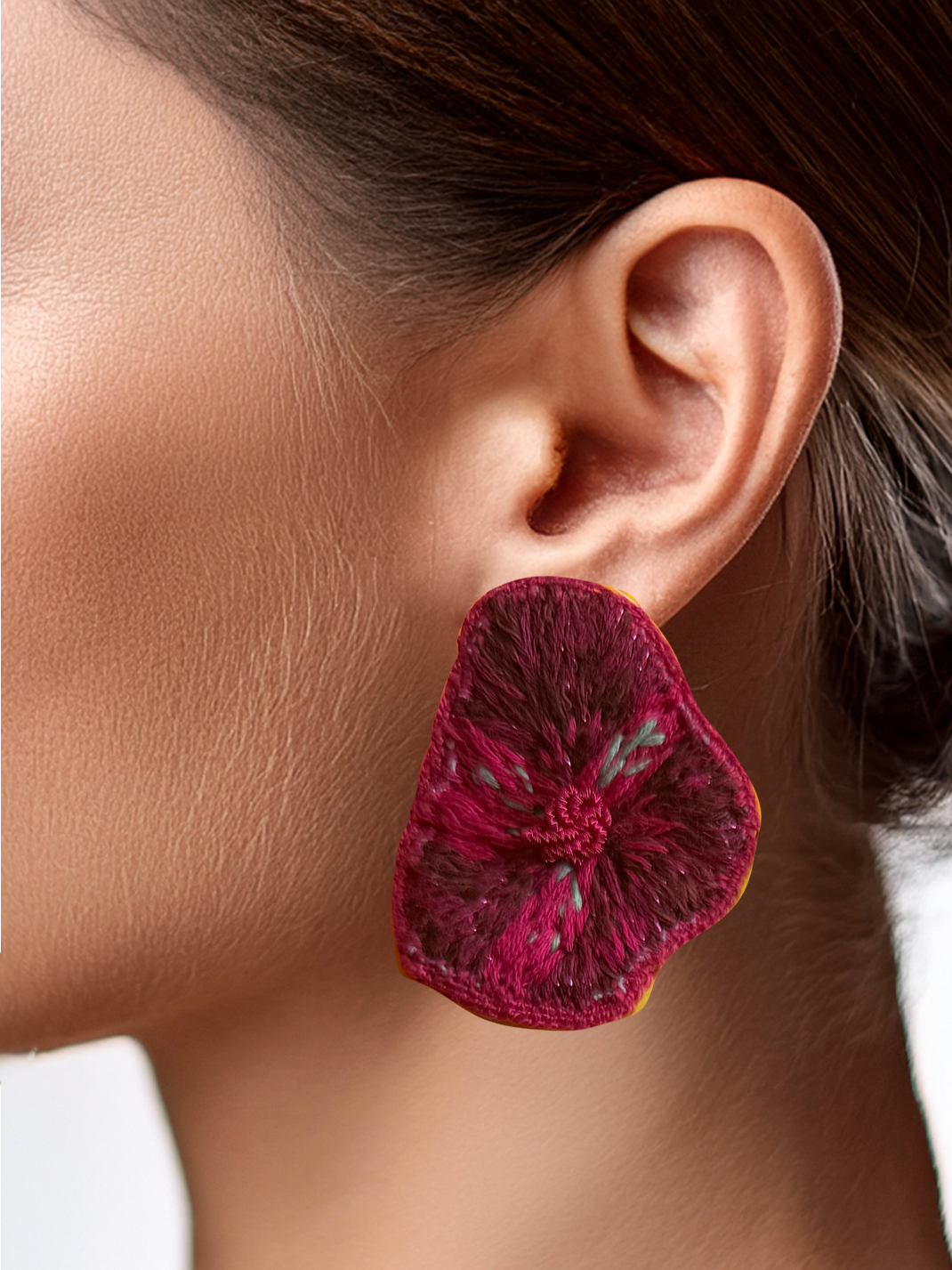 Aros Consuelo magenta