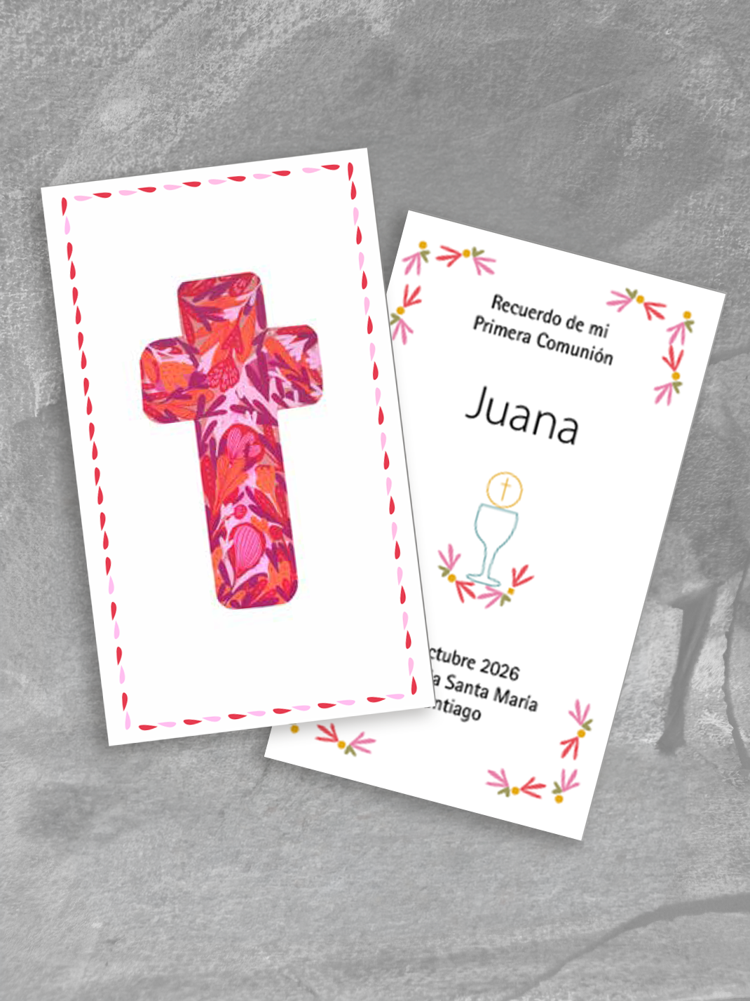 Santitos Primera comunión , pack 20 unidades