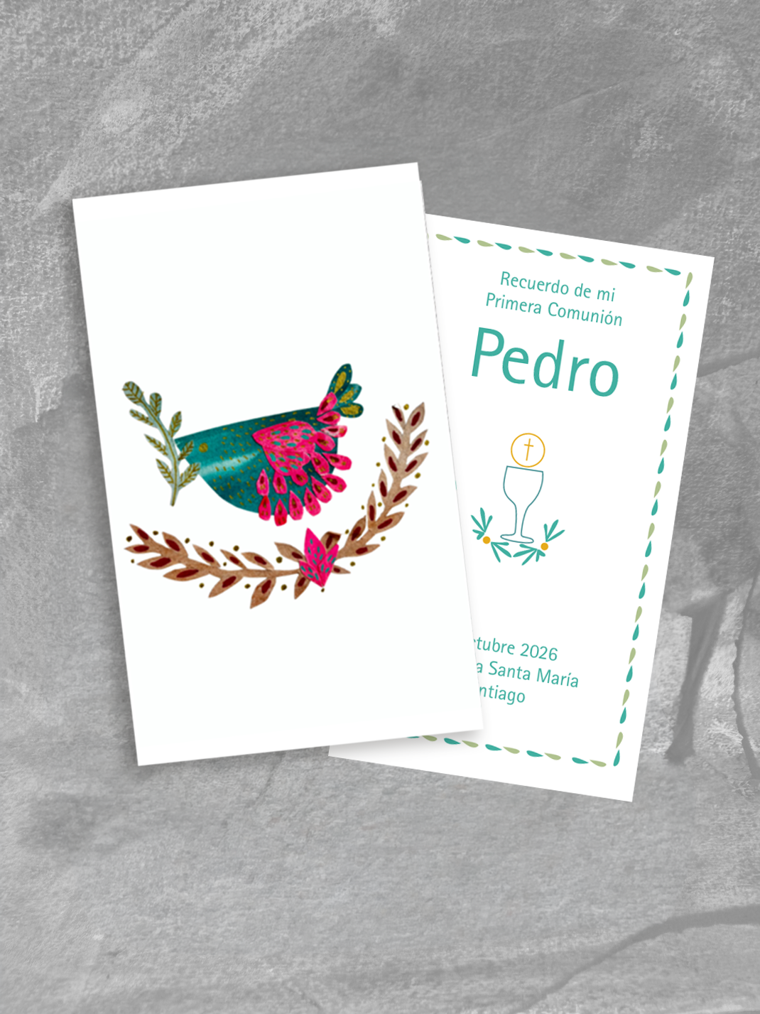 Santito Primera Comunión, pack 20 unidades