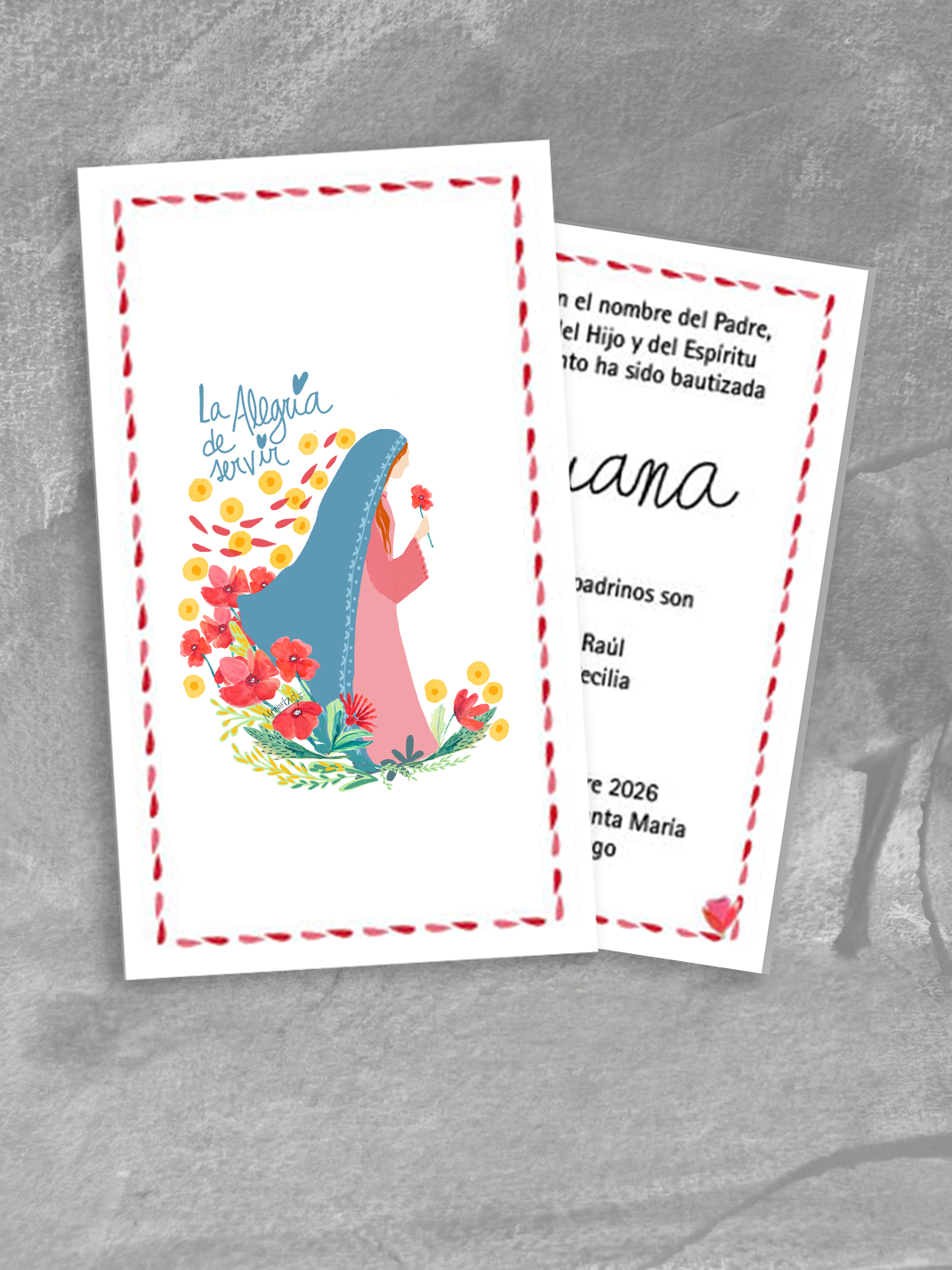 Virgen Caminando, pack 20 unidades